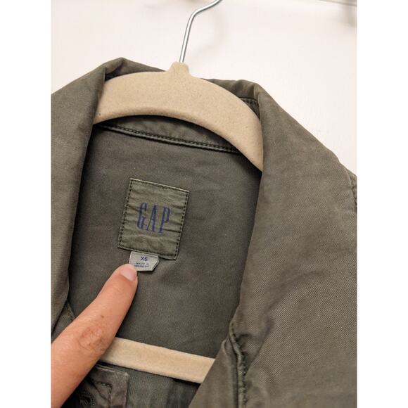 GAP‎ Lightweight Jacket Utility Style Army Green - Picture 4 of 5